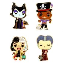 Funko Pop Pins.Disney Villains Set c/4PCS 41702