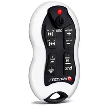 Controle Remoto Stetsom SX2 - Longa Distância - Universal - 500M - Preto e Branco