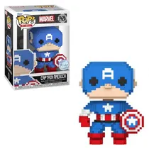 Funko Pop Marvel 8-Bit Captain America *Ex* 1426