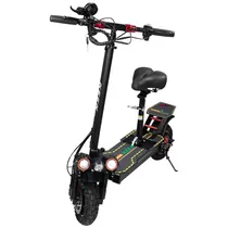 Patinete Elétrico Keen S10 - 500W - com Banco - 40KM/H - 10" - Preto