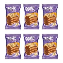 Alfajores Milka X3 c/6 Dulce Leche