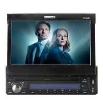 Toca Radio Automotivo FerraccII DT-05321 / 7" / Bluetooth / USB / FM / AM / DVD / SD Card / com Controle Remoto - Preto