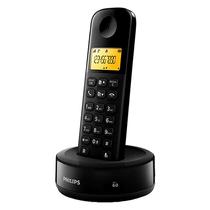 Telefone Sem Fio Philips D1301B - 6.0 - Bivolt - 1 Fone