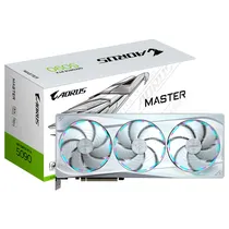Placa de Video Gigabyte Aorus Master Ice 32GB Geforce RTX5090 GDDR7 - GV-N5090AORUSM ICE-32GD