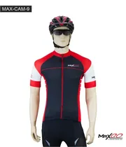Maxgo Camisa Ciclistra CAM-9 (T) L Negro/Rojo