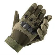 Luvas Táticas para Motocicleta de Dedo Completo SP57701 Tam. XL - Verde Oscuro