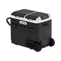 Conservadora Dual Portátil Sin Batería Quanta Ravefever QTCDB60 60L Bivolt Negro
