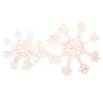 Enfeite Natalino de Flocos de Neve