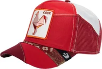 Boné Goorin Bros 101-1402 Farmigami Courage Cock Red