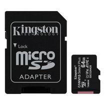 Cartão de Memória Clase 10 Micro SD Kingston 64GB 100MB/s