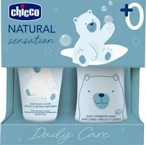 Kit Chicco Natural Sensation Daily Care Loção Corporal 150ML + Gel de Banho 200ML