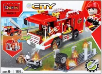 Cogo City Caminhão de Bombeiro 3022-1 (184 PCS)