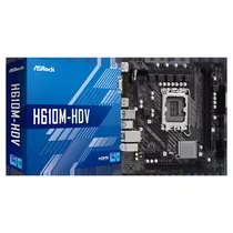 Placa Mãe Asrock H610 H610M-HDV DDR4 Socket LGA 1700 Chipset Intel H610 Micro ATX