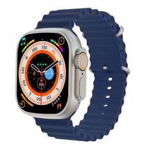 Relogio Smartwatch T700 / 49MM / 2.1" / com Bluetooth / 7 Pulseiras - Azul