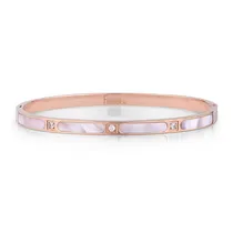 Pulseira Feminina Freelook FRJ.3.3002-4 de Aço Inoxidável - Rosa Ouro