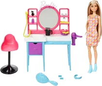 Boneca Barbie Salão de Beleza Mattel - HKV00