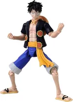 Boneco Monkey D. Luffy Dress Rosa Anime Heroes One Piece Bandai - 37007  Boneco Monk...