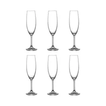 Set de Copas para Champán Bohemia Martina 220ML 6 Piezas