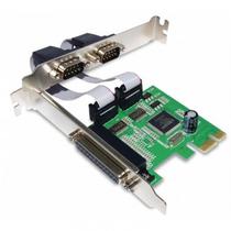 Placa PCI-e 2 Serial 1 Paralel RS-232/DB-25/DE-9