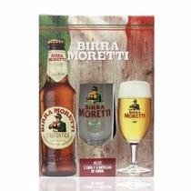 Cerveja Birra Moretti Pack 330ML 4+Copa