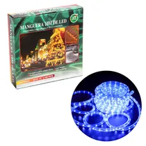 Luzes Pisca Pisca Mangueira 10M LED 220V Azul