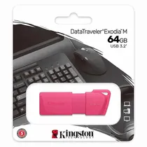 Kingston Pendrive Datatraveler Exodia M KC-U2L64-7LN 64GB USB3.2  Kingston Pe...