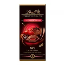 Barra Chocolate Lindt Amargo 70% Mousse de Cereja com Chili 150G