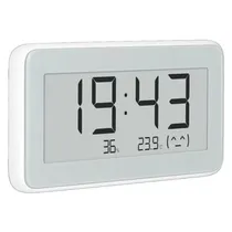 Sensor de Temperatura e Umidade Xiaomi BHR5435GL Relógio - Branco