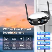 Camera IP Wifi 4MP Dual Lens 180  Visao Ampla Panorama