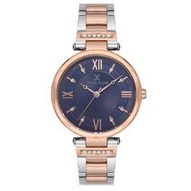 Relogio Analogico Feminino Daniel Klein DK.1.12712-3 Premium Ladies / Pulseira de Aco Inoxidavel - Prata/Rose Gold