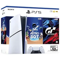 Sony PS5 CFI-2015 1TB Slim Disk Astrobot+Console Bivolt Gran Turismo 7
