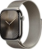 Apple Watch S10 (GPS+Cell) Caixa Titânio Natural 46MM Pulseira s/M Milanese Loop MC7Q4LW