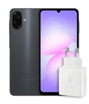 Samsung Cel A07 A075M 6.7" DS Lte 4/64GB Gar Global c/Cargador Black