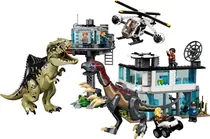 Lego Jurassic World Giganotosaurus & Therizinosaurus Attack - 76949 (810 Peças)