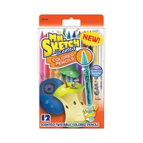 Lápices de Color MR. Sketch Scented Twistable Colored Pencils 1951336 12 Unidades