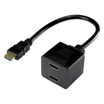 Cabo Adaptador HLD HDMI Macho para 2 HDMI Fêmea