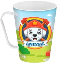 Caneca Plástica Kozi Plast Animal 1403D - 430ML