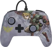 Controle Nintendo Switch Powera Enhanced Wired - Zelda NSGP0096-01 (com Fio)