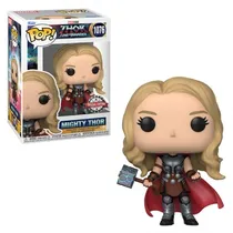 Funko Pop Marvel Thor Love And Thunder Mighty Thor W/Helmet *Ex* 1076