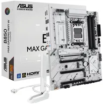 Placa Mãe AMD (AM5) Asus B850 Max Gaming W Wifi White
