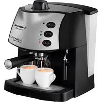 Cafeteira Elétrica Mondial C-08 Coffe Cream 110V - Preto/Cinza