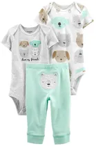 Conjunto para Bebê Carters 1I533710 - Masculino (3 Peças)