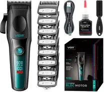 Cortador de Cabelo VGR Voyager Hair Clipper V-195 Preto/Verde