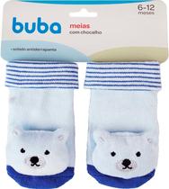 Meias Antiderrapante com Chocalho Urso Buba - 14485