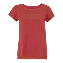 Asics Remera Training Stripe WRB3996.602 (T)XS Tee Red Alert