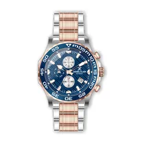 Relógio Analógico Masculino Daniel Klein Exclusive DK.1.12472-6 - Prata e Rosa Ouro