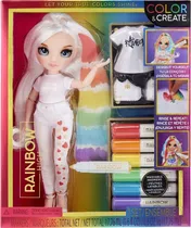 Boneca Color & Create Raimbow High - 594123