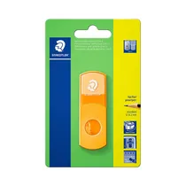 Sacapuntas Con Borrador Staedtler 511SE-F4BK Naranja Neón