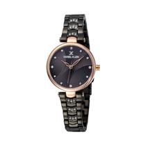 Relogio Analogico Feminino Daniel Klein Premium DK11962-6 - Preto/Rosa Ouro