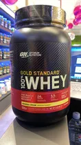 Optimum Nutrition Whey Gold Stan Banana Plastico 2 LBS/907 G/29 Serv s/C